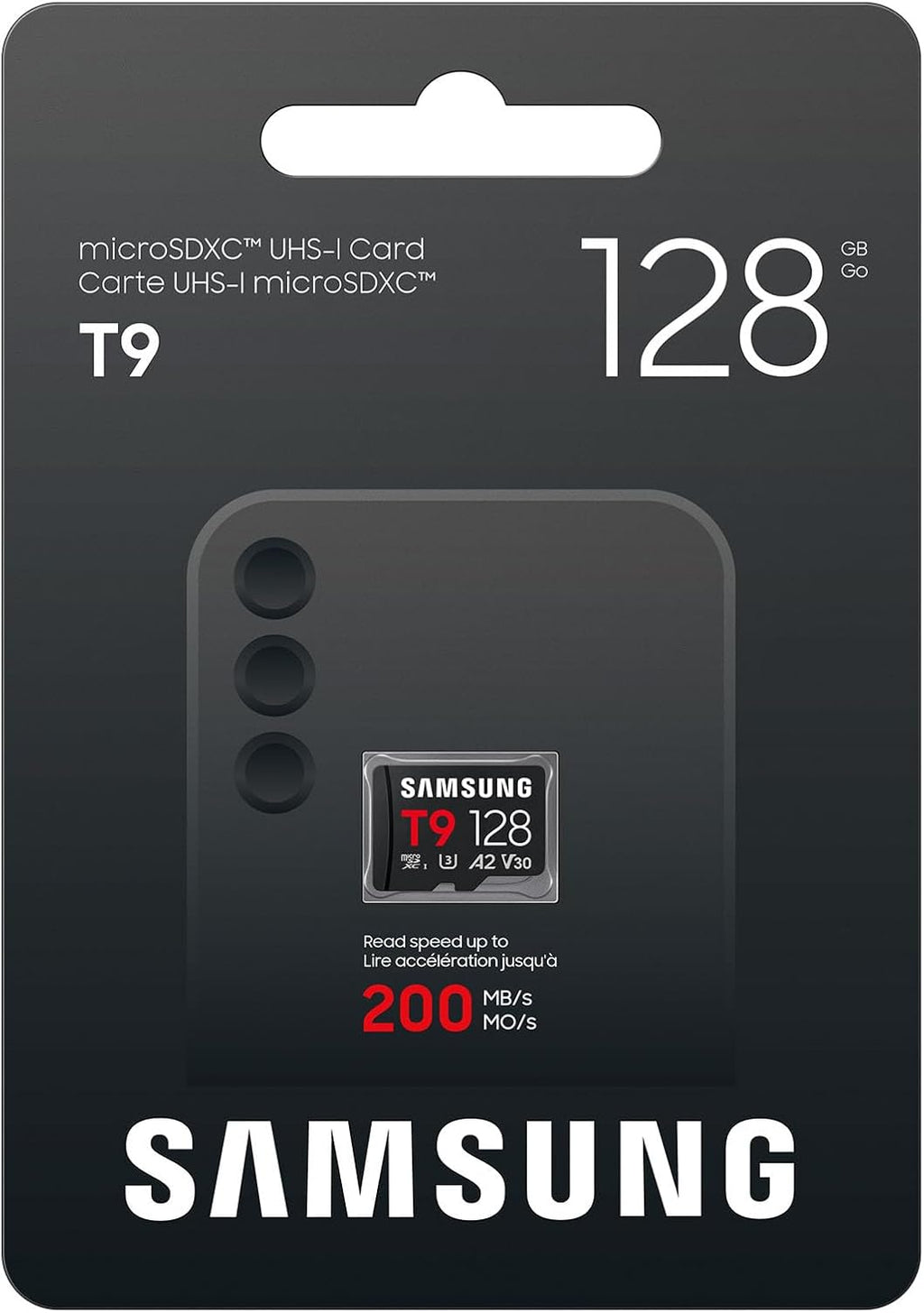Samsung Microsdxc T9 128GB, Transfer Speeds up to 200Mb/S | Microsd Made for Avid Gamers & Professional Creators (MB-MH128T/AM)