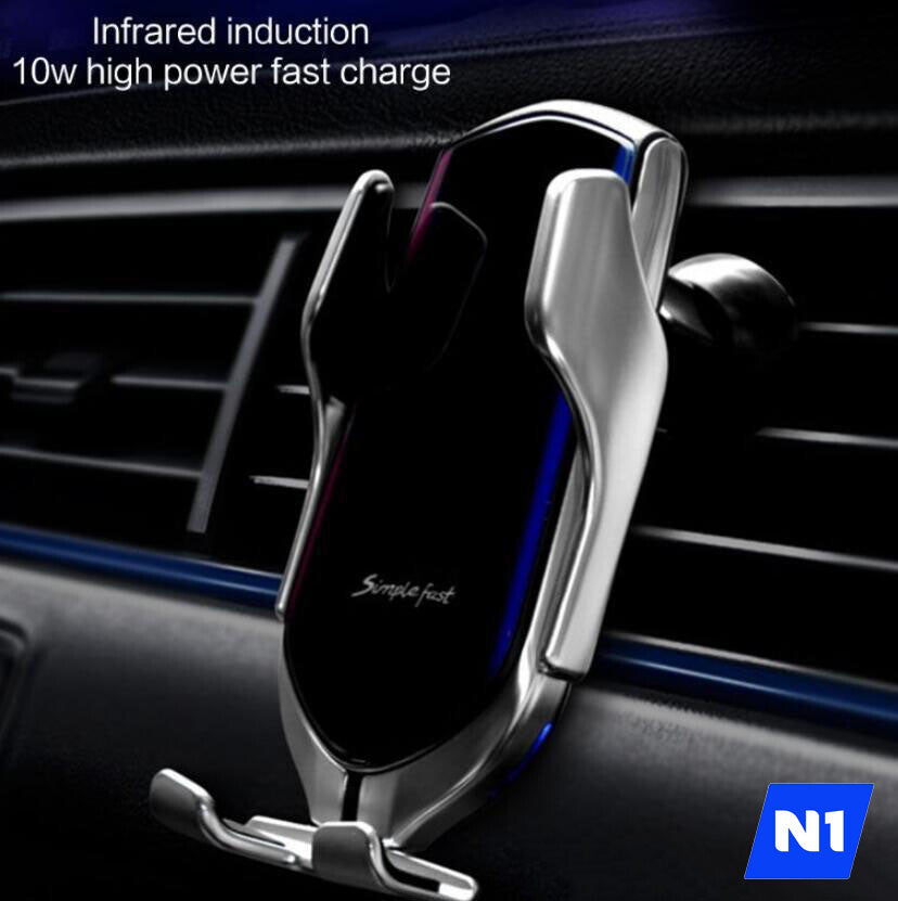 Wireless Automatic Clamping Smart Sensor Car Phone Wireless Charger Holder 10 W