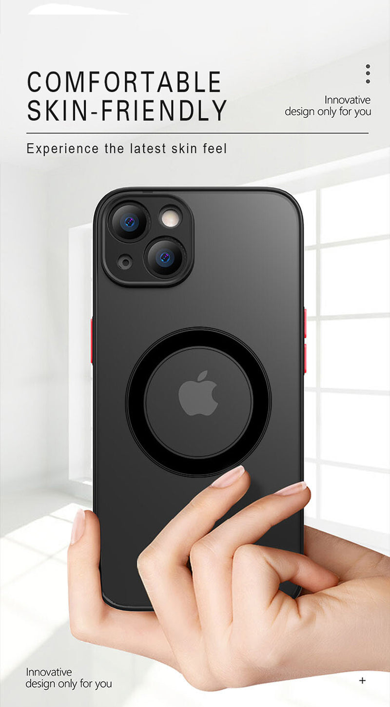 For Iphone 17 16 15 14 13 12 11 Pro Max Case Mag Safe Magnetic Camera Lens Cover