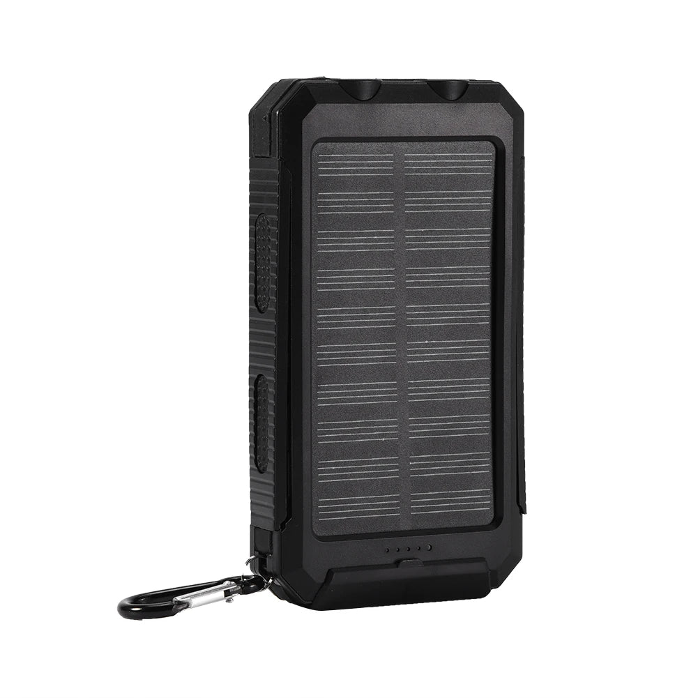 10000Mah Outdoor Fast Solar Mobile Power Bank Case DIY Kit with Power Bank Power Bank Dual USB