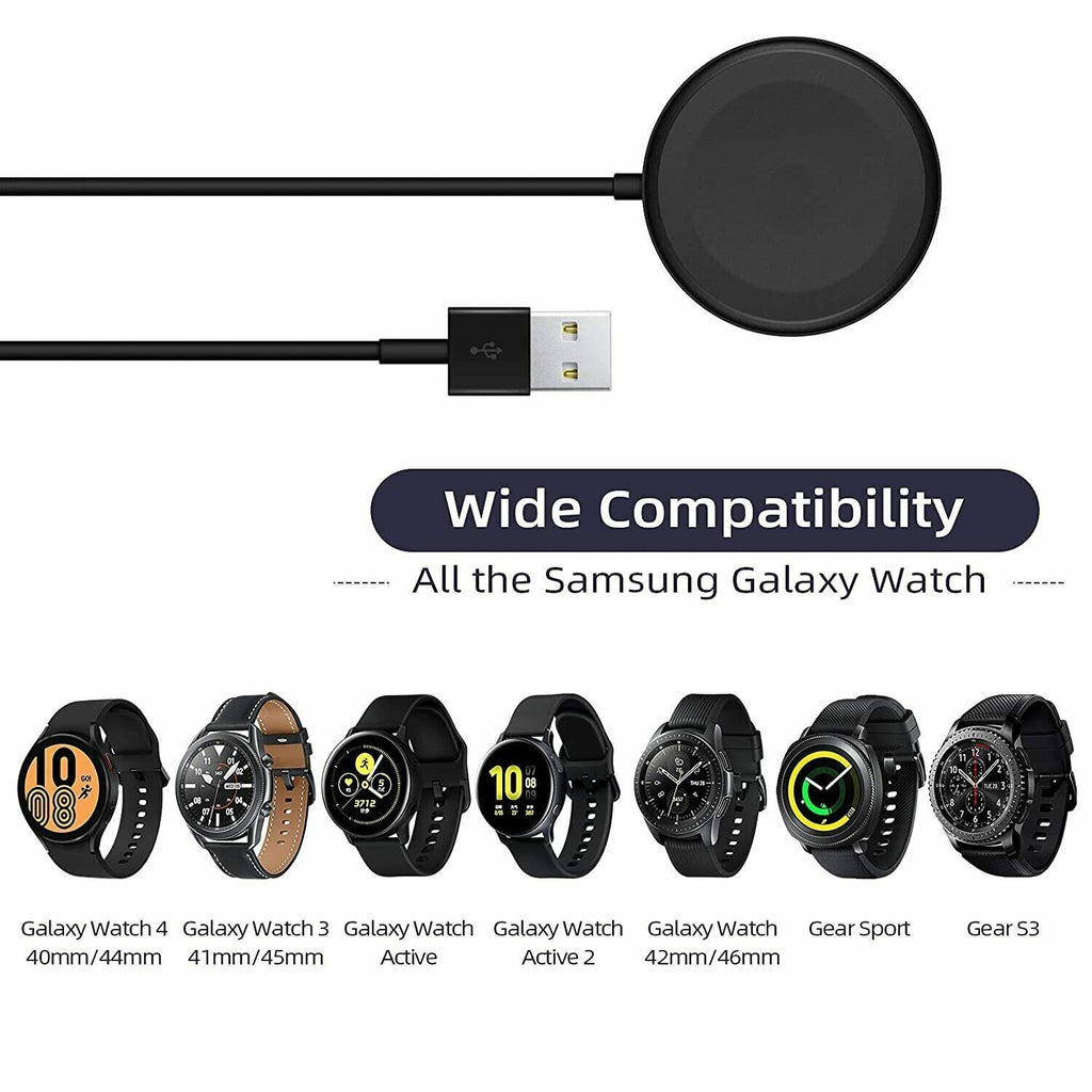 Wireless Magnetic Charger Dock for Samsung Galaxy Watch 4/3/R500/R820/