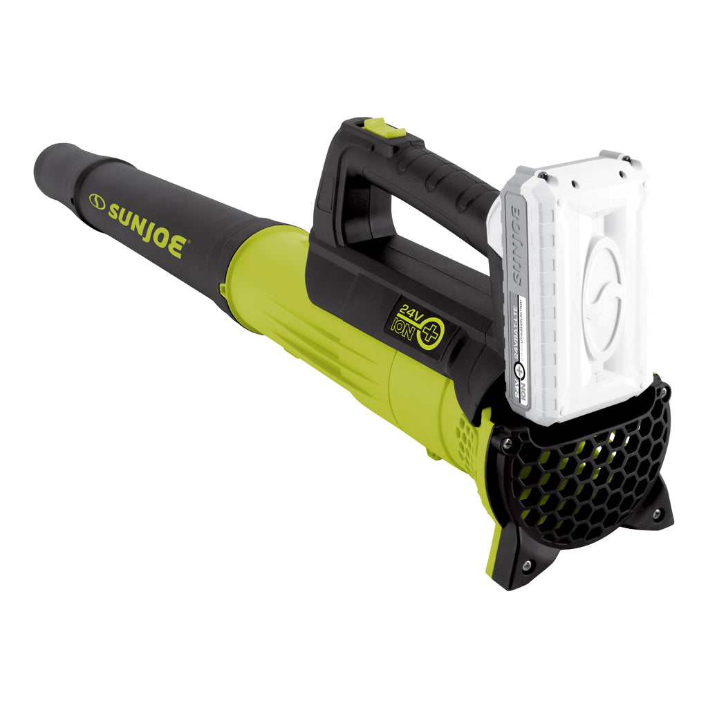 24V IONMAX 2.0-Ah Cordless Compact Turbine Jet Blower, 100-MPH 350-CFM 24-Volt 280-CFM 100-MPH Battery Handheld Leaf Blower 2.0 Ah Battery Included Charger Included