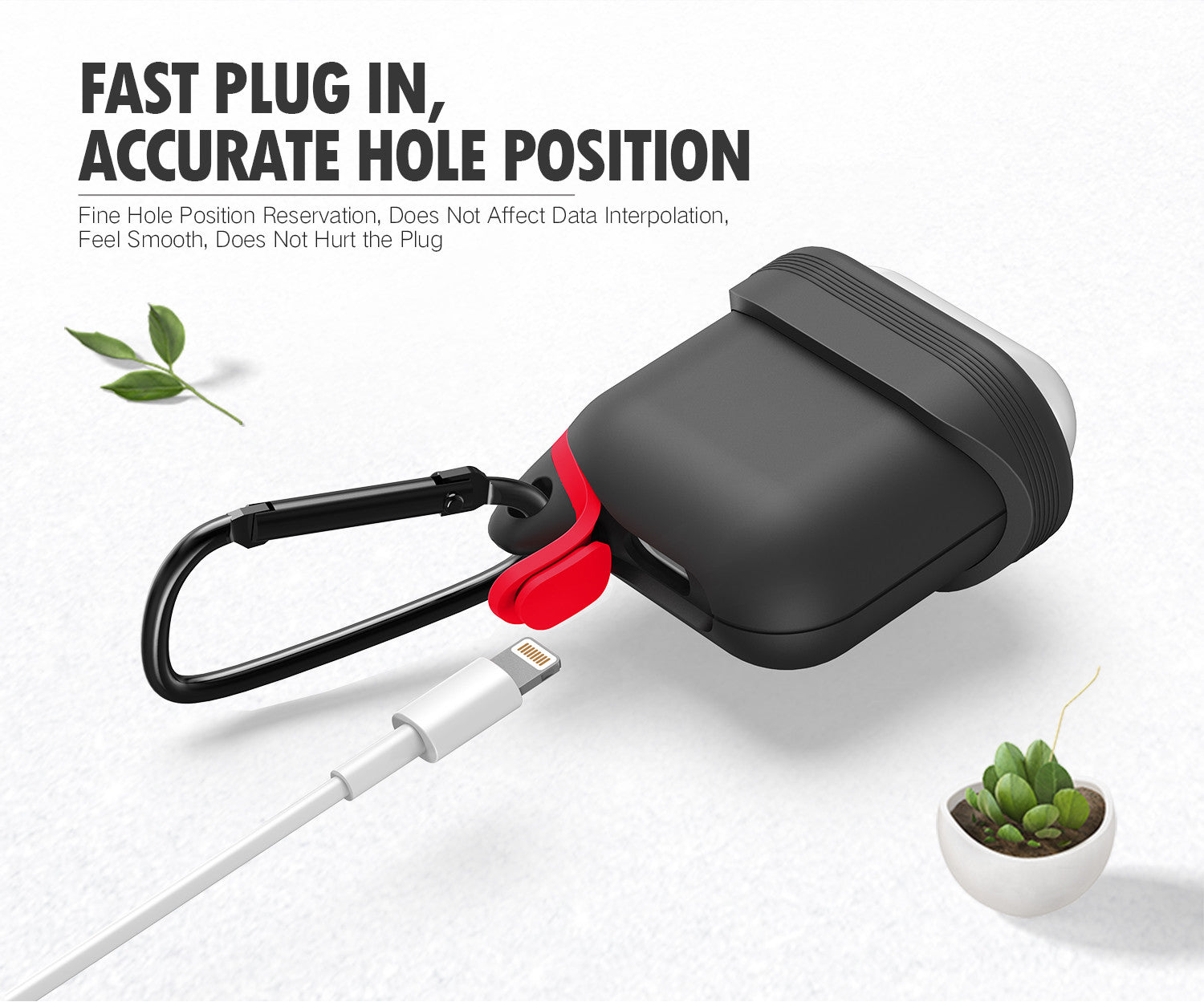 Water Resistant Shockproof Cover Case for Apple Airpods Charging Case