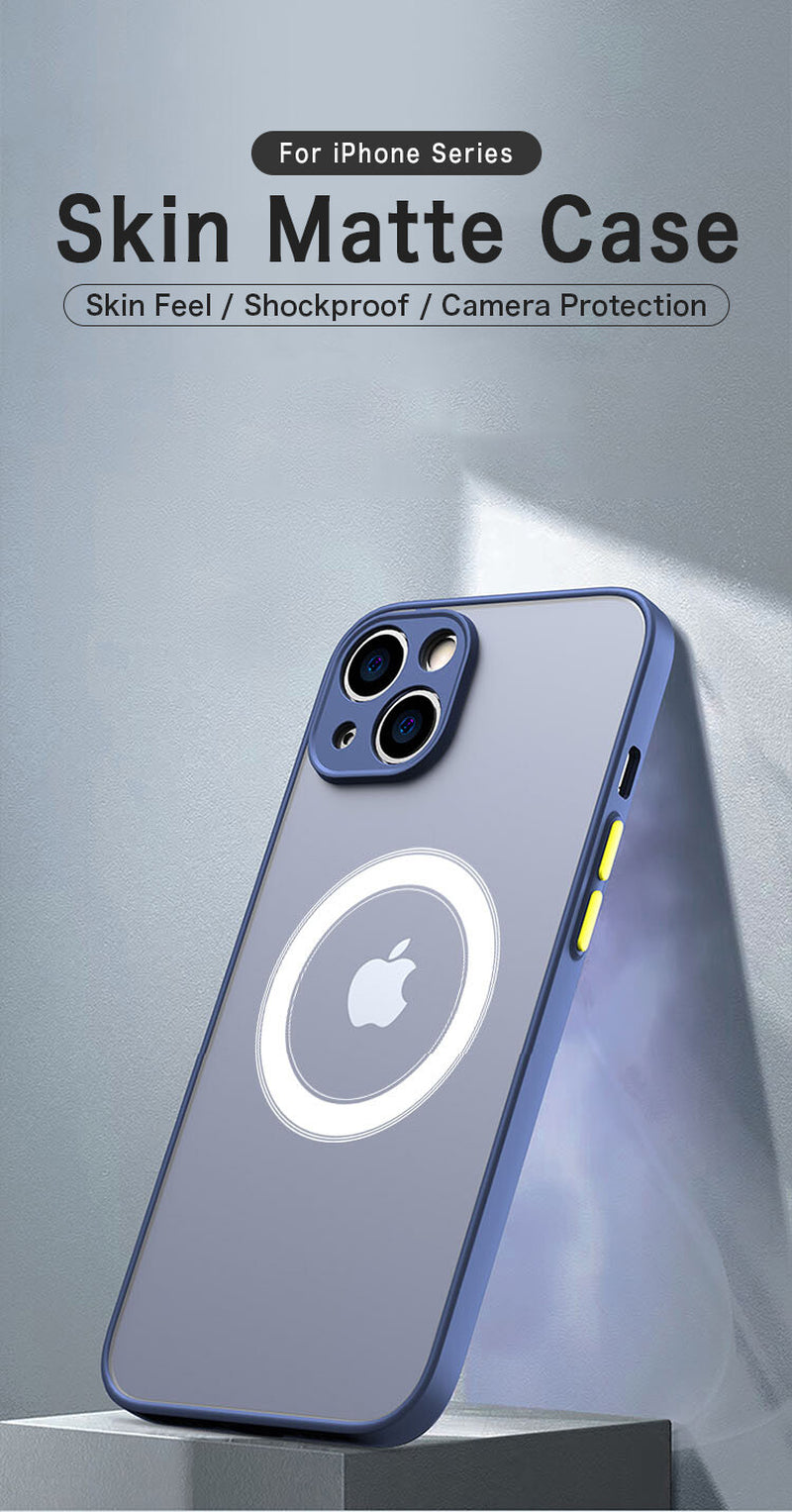 For Iphone 17 16 15 14 13 12 11 Pro Max Case Mag Safe Magnetic Camera Lens Cover