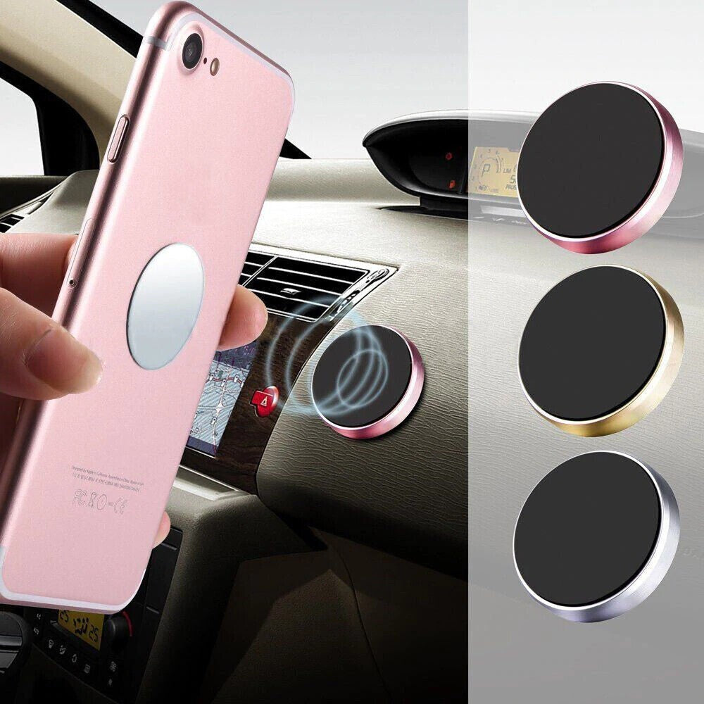 2-Pack Magnetic Phone Holder Car Dashboard Mount Stand for Samsung Galaxy Iphone