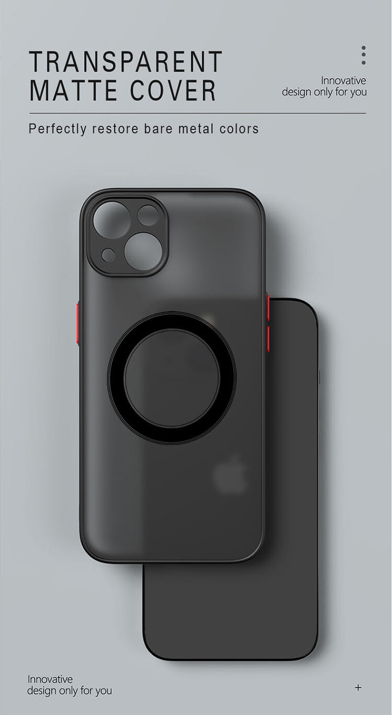 For Iphone 17 16 15 14 13 12 11 Pro Max Case Mag Safe Magnetic Camera Lens Cover