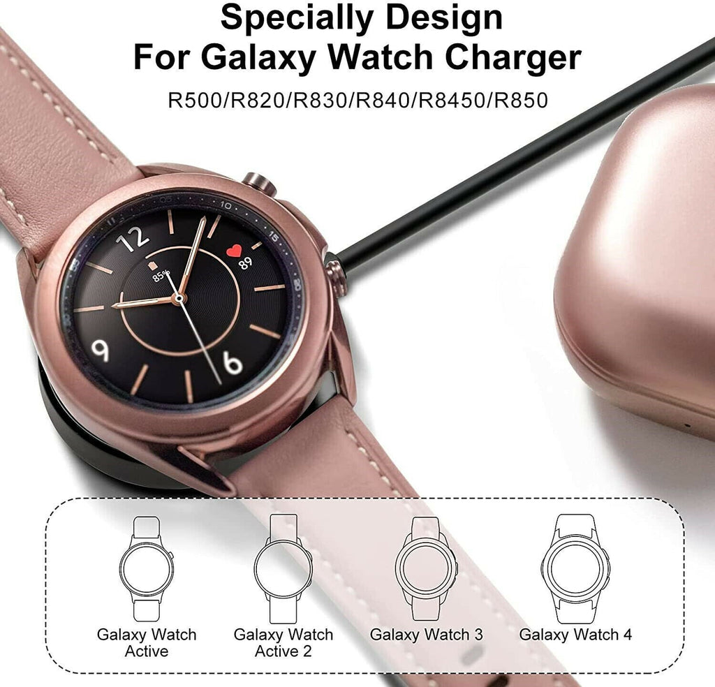 Wireless Magnetic Charger Dock for Samsung Galaxy Watch 4/3/R500/R820/