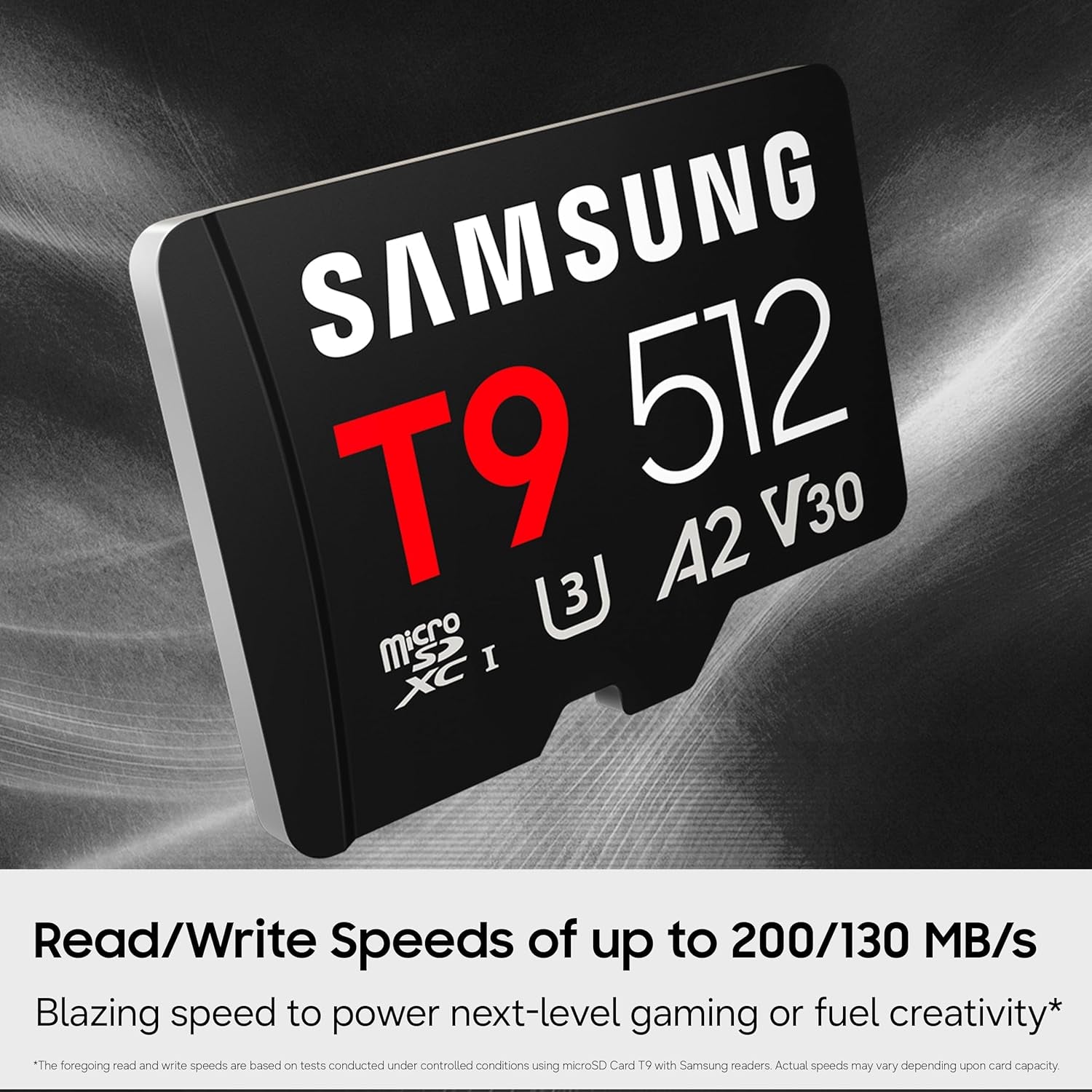 Samsung Microsdxc T9 128GB, Transfer Speeds up to 200Mb/S | Microsd Made for Avid Gamers & Professional Creators (MB-MH128T/AM)