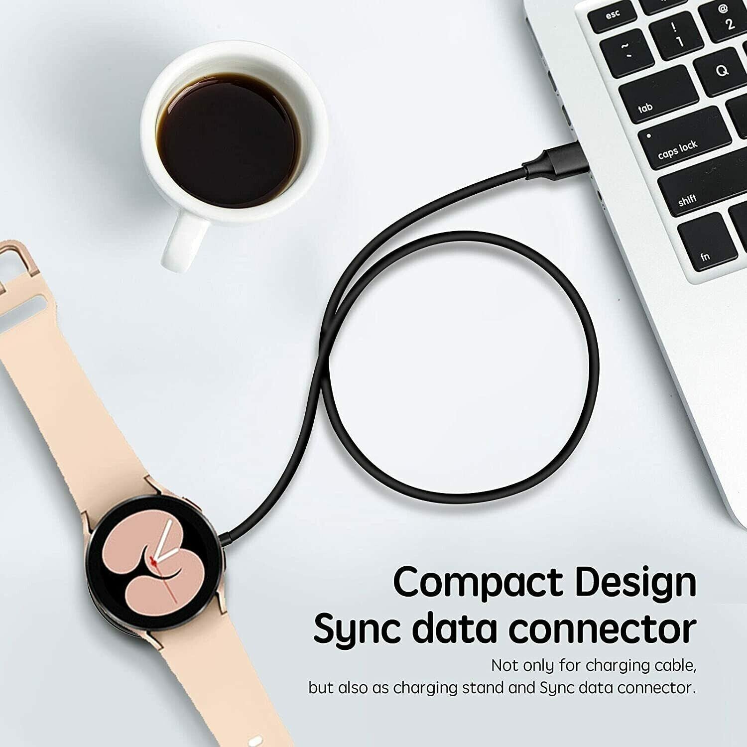 Wireless Magnetic Charger Dock for Samsung Galaxy Watch 4/3/R500/R820/
