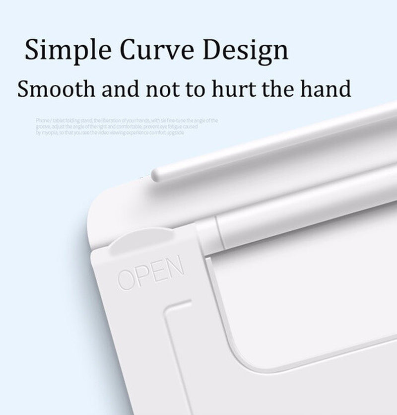 Adjustable Phone Holder Stand Folding Foldable Thin Cradle for Samsung Iphone