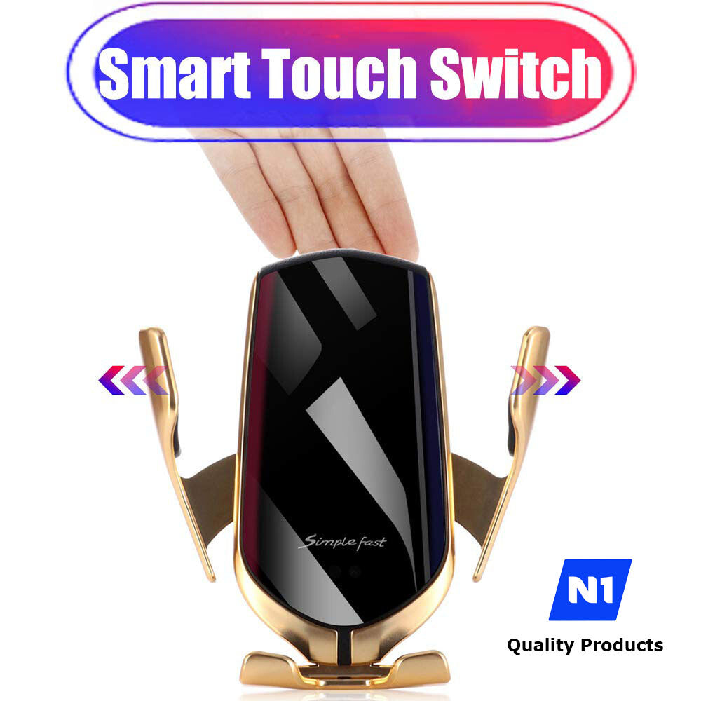 Wireless Automatic Clamping Smart Sensor Car Phone Wireless Charger Holder 10 W