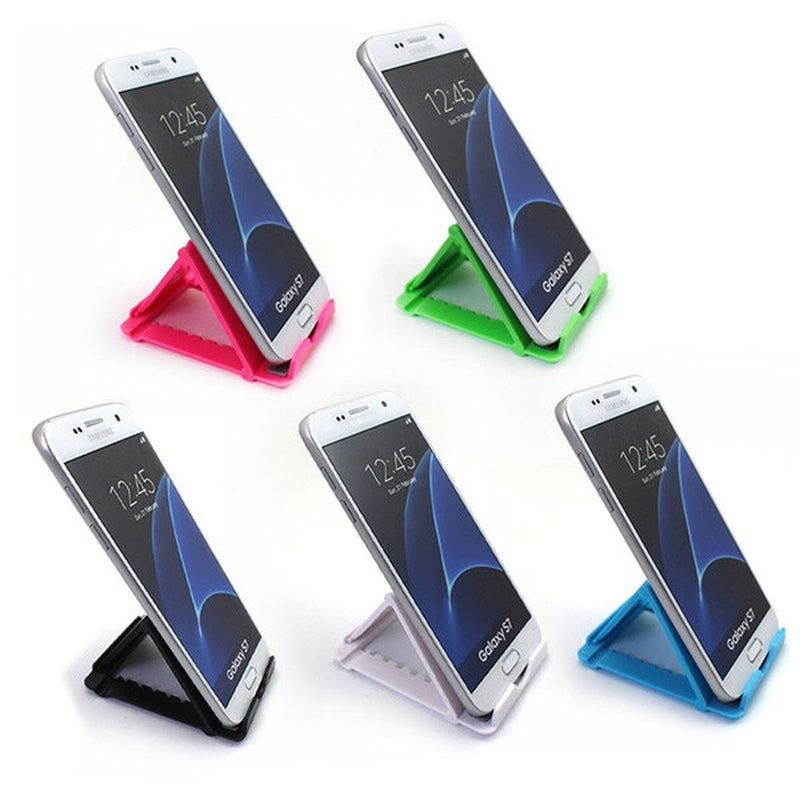 Adjustable Phone Holder Stand Folding Foldable Thin Cradle for Samsung Iphone