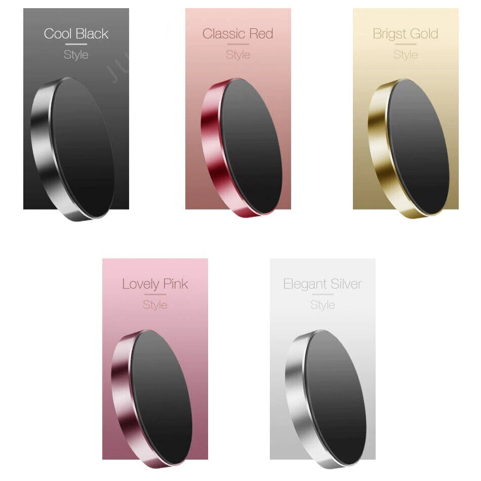 2-Pack Magnetic Phone Holder Car Dashboard Mount Stand for Samsung Galaxy Iphone