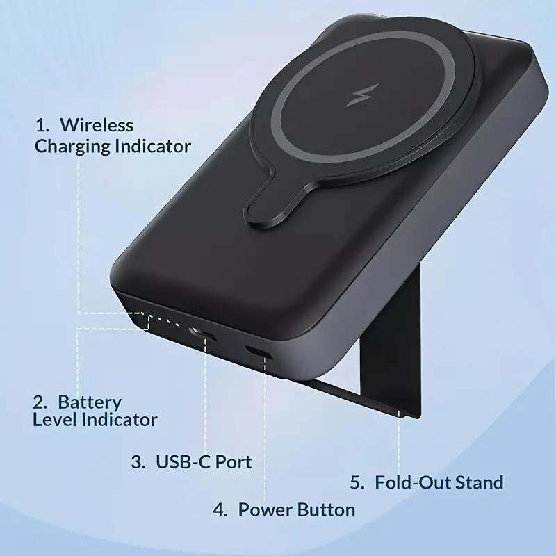 Magsafe Magnetic Power Bank 10000Mah Slim Wireless Charger Iphone 16 15 14 Pro