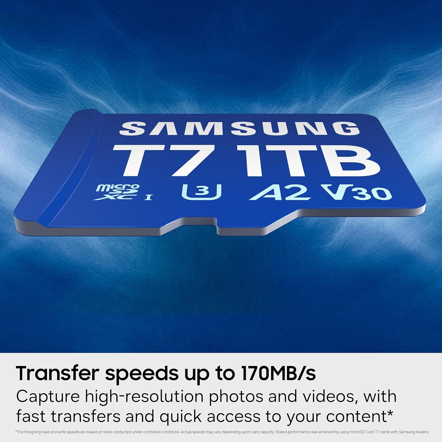Samsung Microsdxc T7 128GB, Transfer Speeds up to 170 Mb/S | Microsd Made for Casual Gamers, Amateur Creators, & Everyday Users (MB-MB128T/AM)