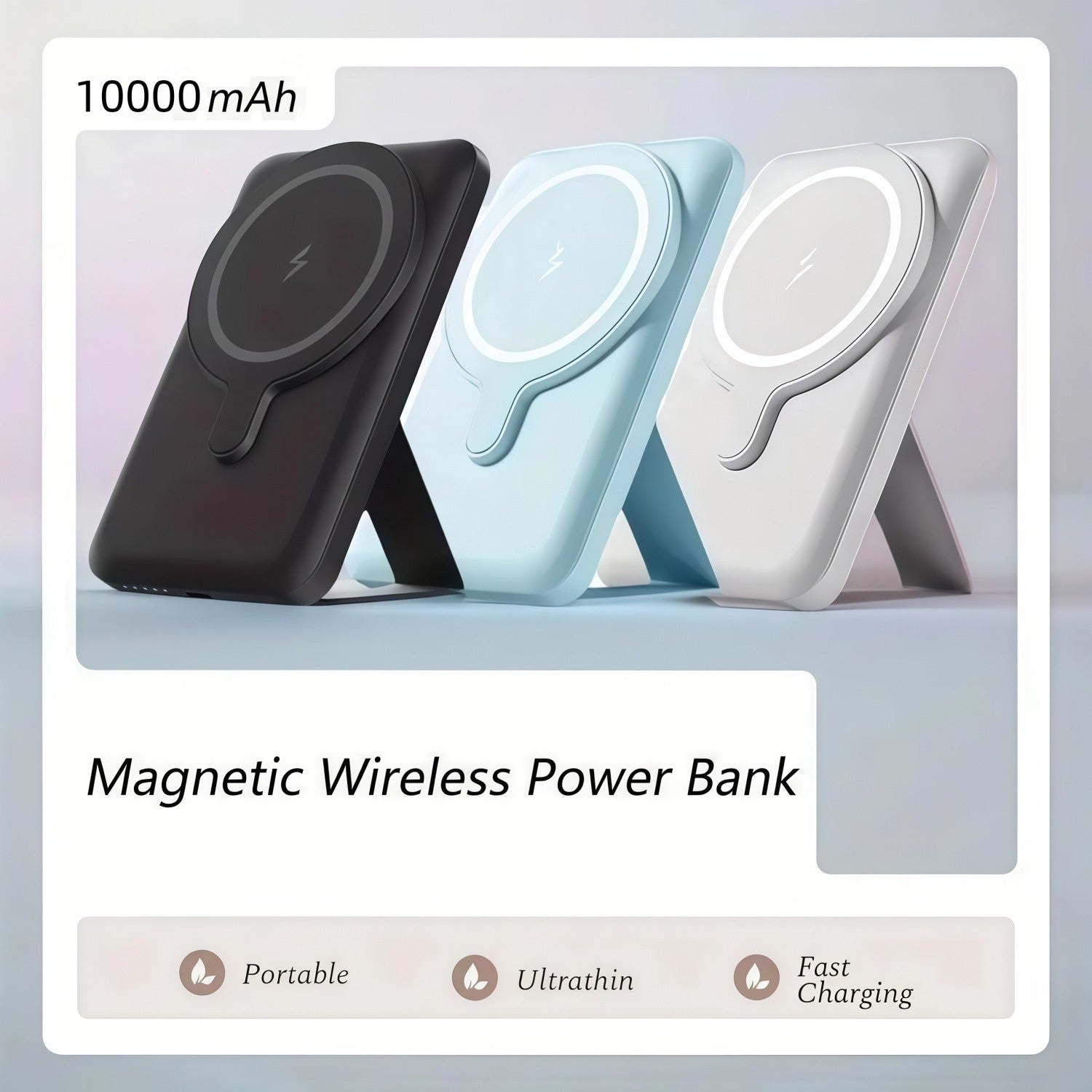 Magsafe Magnetic Power Bank 10000Mah Slim Wireless Charger Iphone 16 15 14 Pro