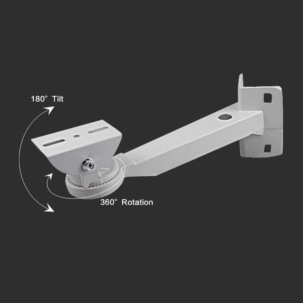 Universal Heavy-Duty Outdoor CCTV Security Camera Pole Mount Bracket Adjustable Universal Security Camera CCTV Security Camera Mount Bracket (1 Pack)(30Mm-200Mm)
