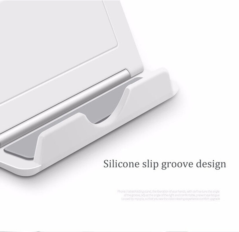 Adjustable Phone Holder Stand Folding Foldable Thin Cradle for Samsung Iphone