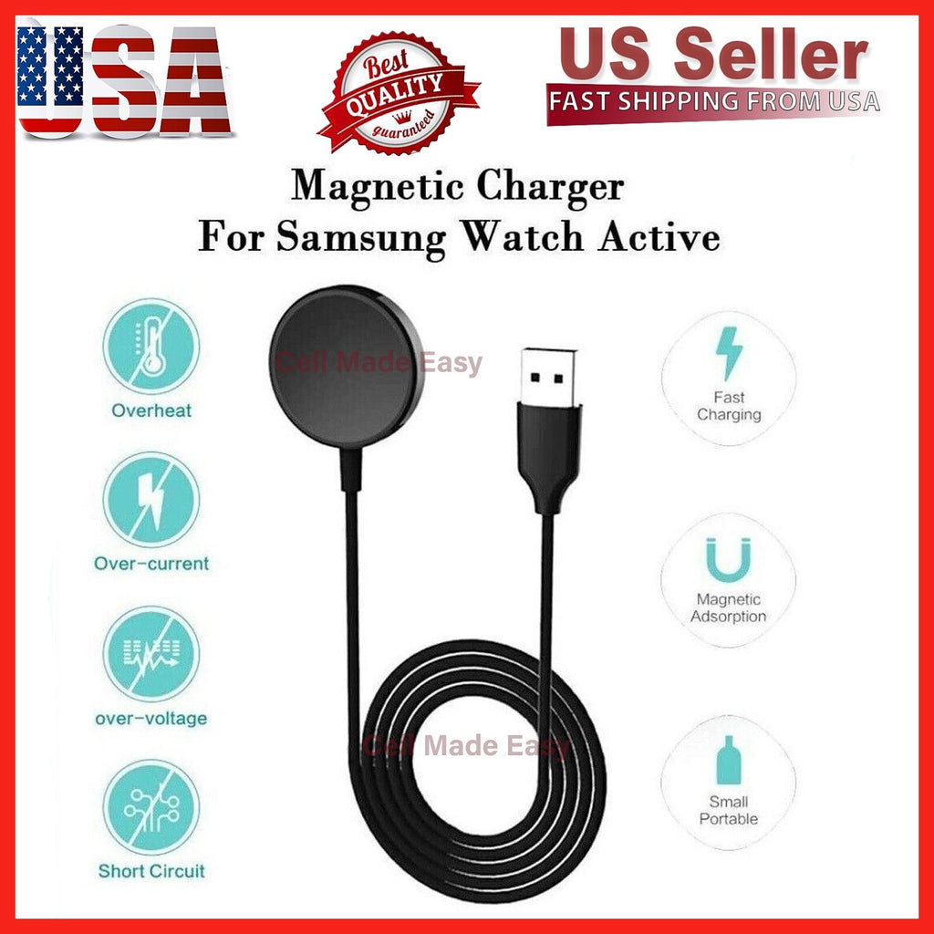 Wireless Magnetic Charger Dock for Samsung Galaxy Watch 4/3/R500/R820/