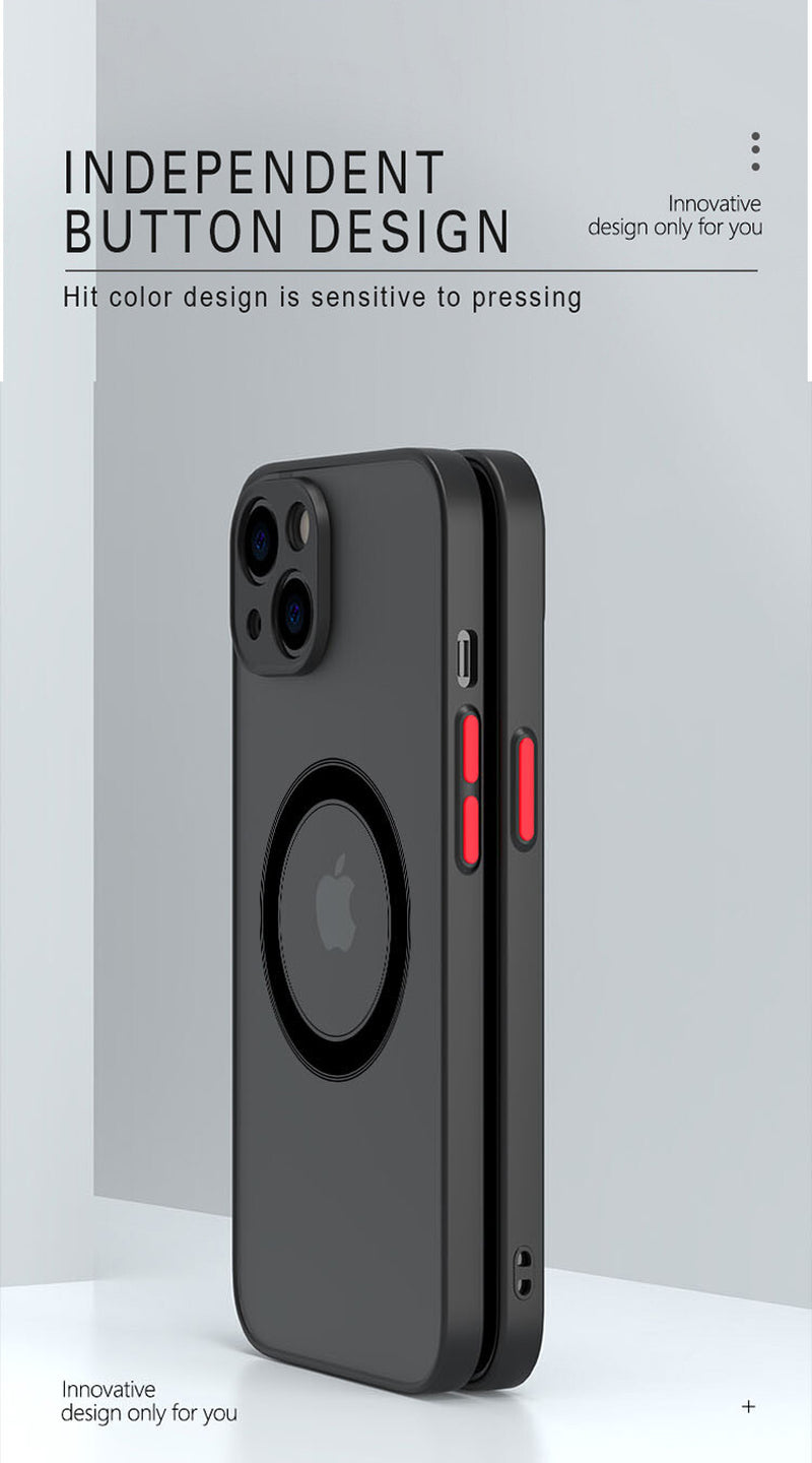 For Iphone 17 16 15 14 13 12 11 Pro Max Case Mag Safe Magnetic Camera Lens Cover