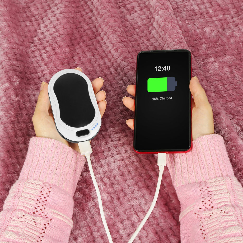 10000Mah Rechargeable Hand Warmer USB Power Bank Electric Heater Pocket Warmers