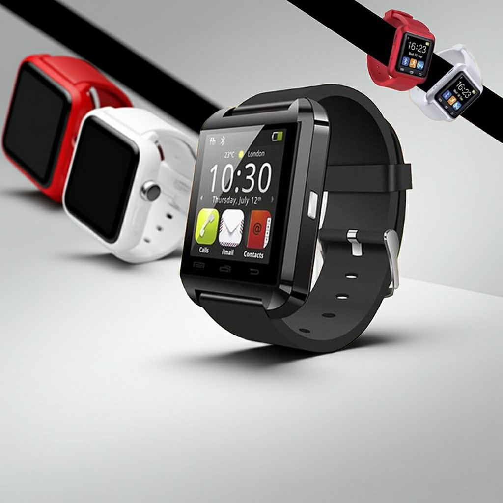 Bluetooth Smart Watch with Phone Pairing, Pedometer, Sleep Monitoring, etc.