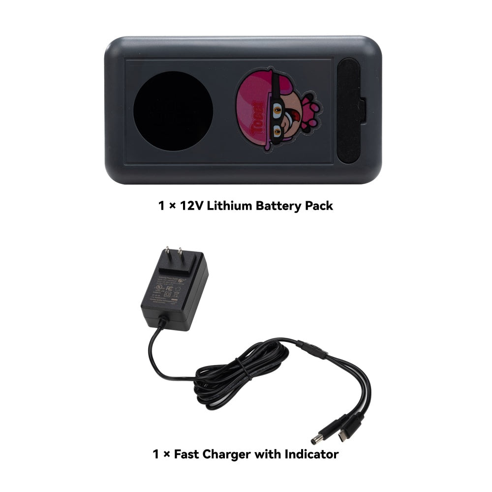 TOBBI DIY Lithium Battery Replacement for 12V Kids Ride-On Cars – 12.5Ah Long Playtime Upgrade