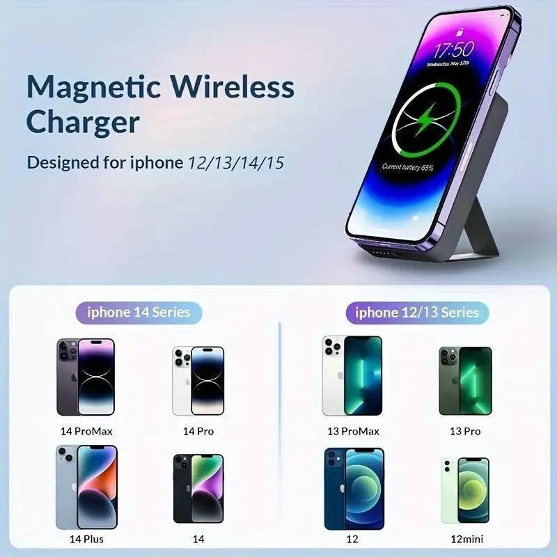 Magsafe Magnetic Power Bank 10000Mah Slim Wireless Charger Iphone 16 15 14 Pro