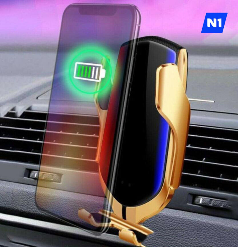 Wireless Automatic Clamping Smart Sensor Car Phone Wireless Charger Holder 10 W