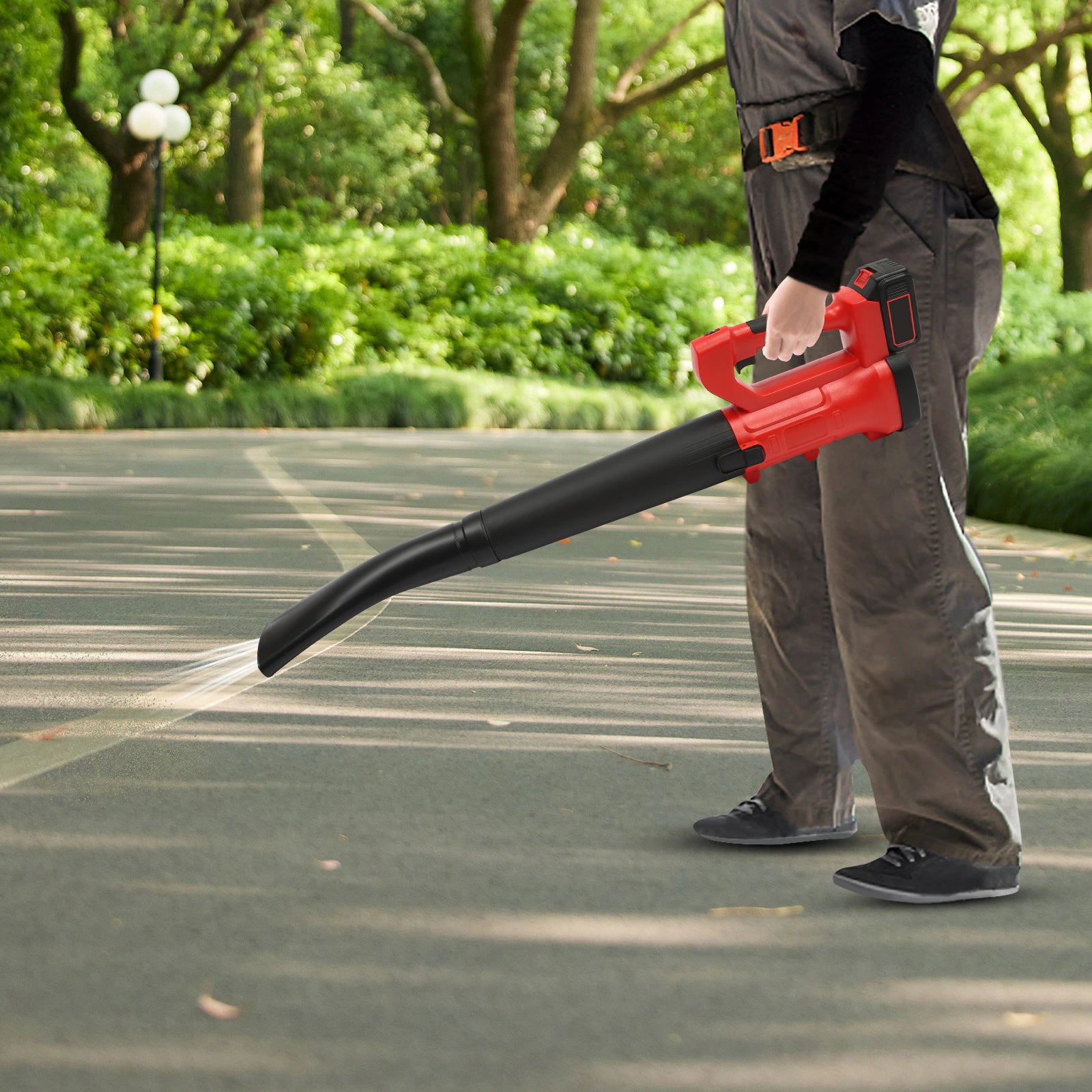 20-Volt 320-CFM 180-MPH Battery Handheld Leaf Blower 1 Ah Battery Included Charger Included