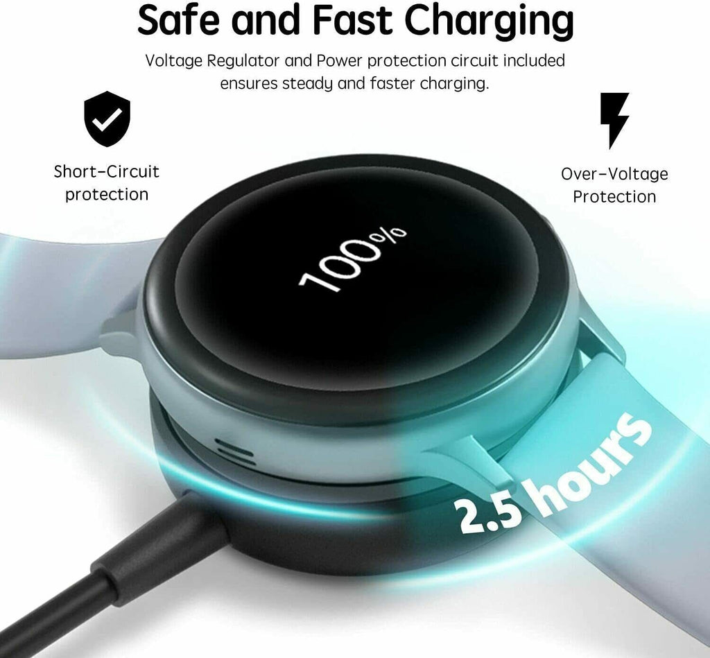 Wireless Magnetic Charger Dock for Samsung Galaxy Watch 4/3/R500/R820/