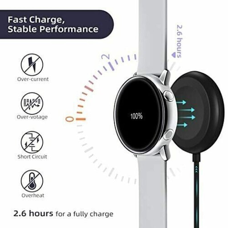 Wireless Magnetic Charger Dock for Samsung Galaxy Watch 4/3/R500/R820/