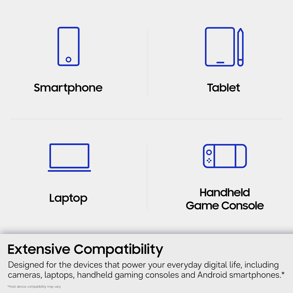 Samsung Microsdxc T7 128GB, Transfer Speeds up to 170 Mb/S | Microsd Made for Casual Gamers, Amateur Creators, & Everyday Users (MB-MB128T/AM)