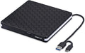 External DVD Drive,Usb 3.0 Type-C CD DVD +/-RW Optical Drive USB C Burner Slim CD/DVD ROM Rewriter Writer Reader Portable for PC Laptop Desktop Macbook Mac Windows 7/8.1/10 Linux OS Apple