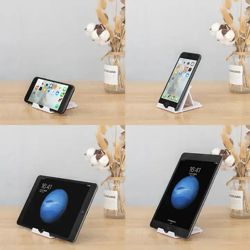 Adjustable Phone Holder Stand Folding Foldable Thin Cradle for Samsung Iphone