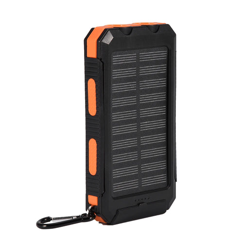10000Mah Outdoor Fast Solar Mobile Power Bank Case DIY Kit with Power Bank Power Bank Dual USB
