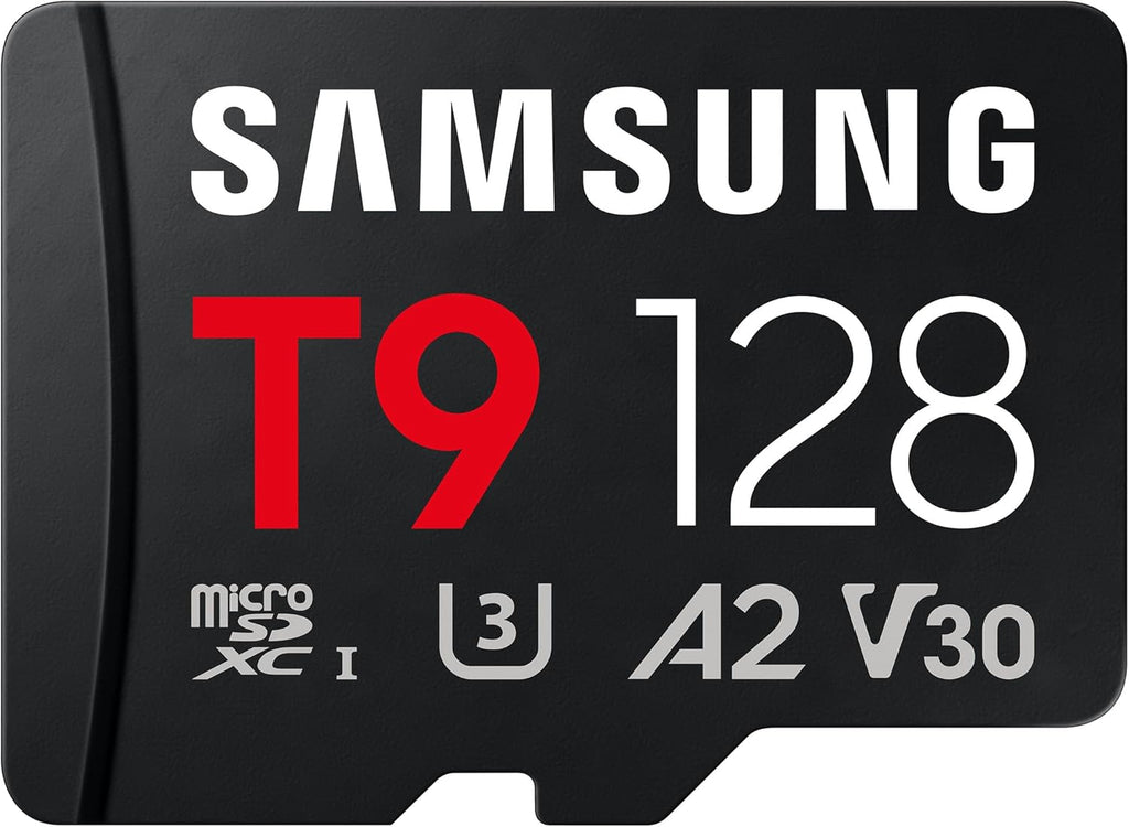 Samsung Microsdxc T9 128GB, Transfer Speeds up to 200Mb/S | Microsd Made for Avid Gamers & Professional Creators (MB-MH128T/AM)