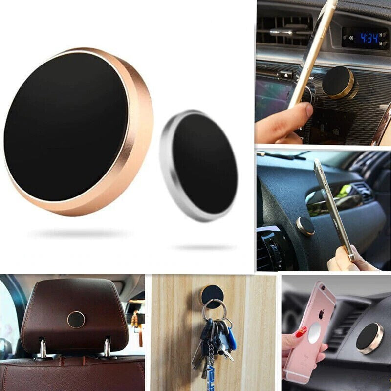 2-Pack Magnetic Phone Holder Car Dashboard Mount Stand for Samsung Galaxy Iphone